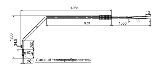 Преобразователи термоэлектрические хромель-алюмелевые ТХА/1-9625 