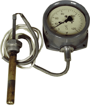 Термометр манометрический, конденсационный, показывающий ТКП-100С