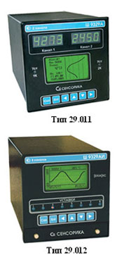 Регистраторы Ш9329А с монохромными дисплеями (тип 29.011, 29.012)