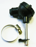 Датчик Кл2-2 с нормирующим преобразователем для измерения температуры поверхности труб в системах отопления (HVAC) 