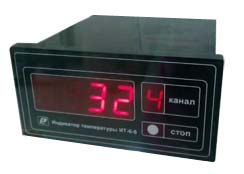 Индикатор температуры цифровой шестиканальный типа ИТ 6–6 