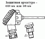 ТСМУ 014, ТСПУ 014 без штуцера с защитн. армат. диам. d мм