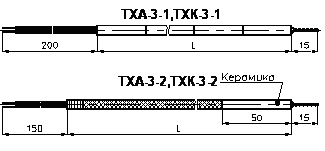 Преобразователи температуры термоэлектрические типа ТХА-3, ТХК-3