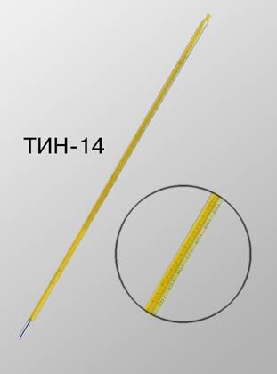 Термометр для определения температуры плавления парафинов ТИН-14
