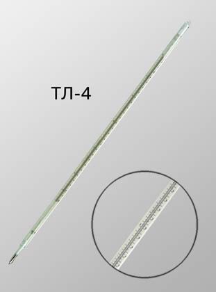 Термометр лабораторный нормальный ТЛ-4