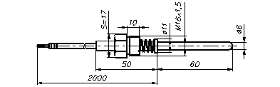 Термометр платиновый технический типа ТПТ-30