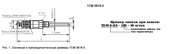 Термометр сопротивления медный ТСМ 0618-0